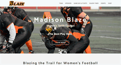Desktop Screenshot of madisonblazefootball.com