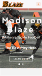 Mobile Screenshot of madisonblazefootball.com
